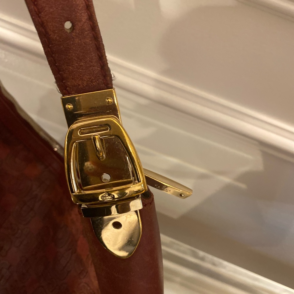 Gucci Horsebit Embossed leather hobo bag